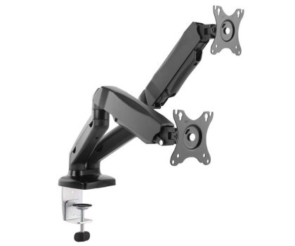 Uchwyt do monitorów ART  BIURKOWY ART DO 2 MONITRÓW L-16GD 13-27" Gazowy